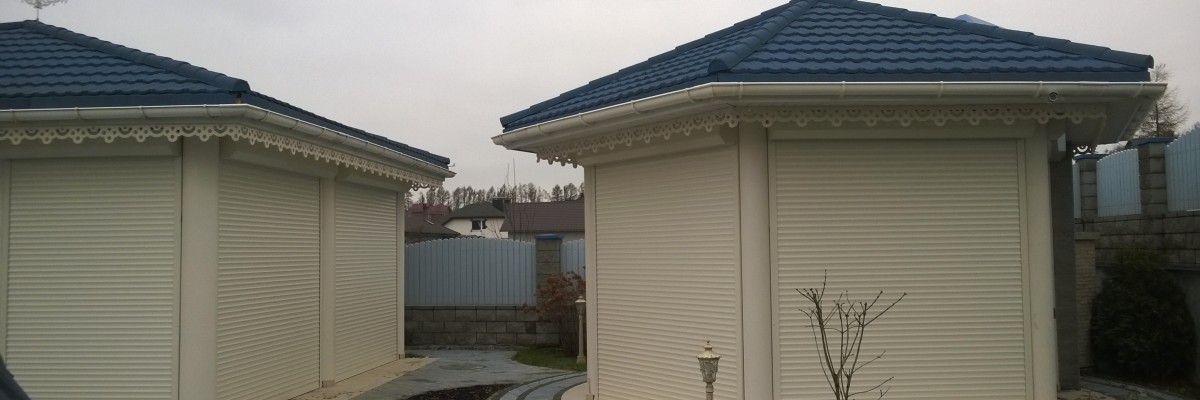 роллеты в беседке